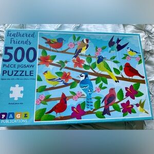 Colorful Birds Jigsaw Puzzle 500 Pieces  🧩